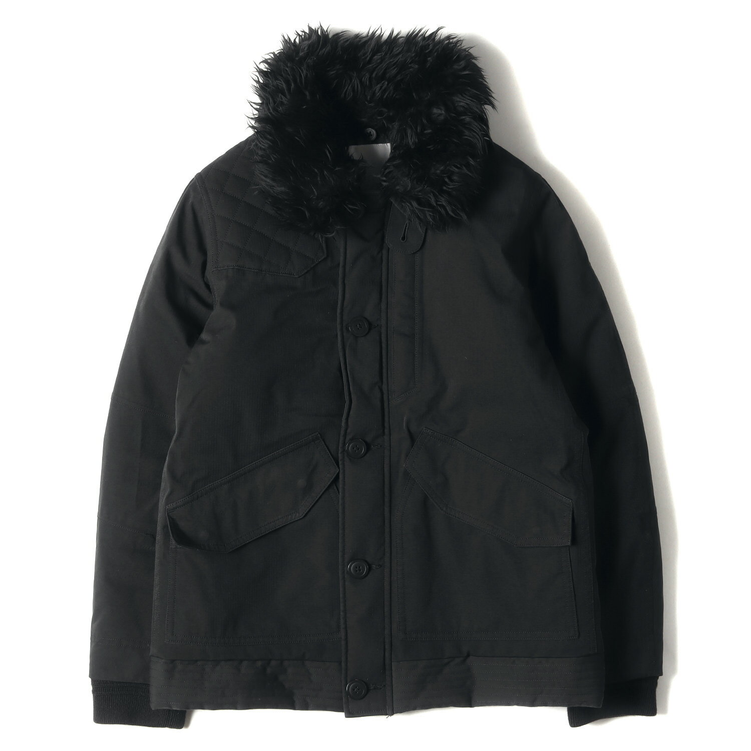 White Mountaineering zCg}EejAO WPbg TCY:0 GORE-TEX ݃tFCNt@[ w{[  WPbg HERRINGBONE JACKET ubN  AE^[ u]yYzyÁzyK3967z