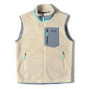 Patagonia パタゴニア ベスト サイズ:L 22AW クラシック レトロX フリース ベスト CLASSIC RETRO-X VEST ダークナチュラル プルームグレー トップス 着回し【メンズ】【中古】【美品】【K4066】