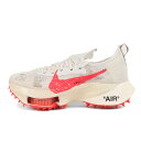 OFF-WHITE オフホワイト サイズ:26.0cm 21SS NIKE AIR ZOOM TEMPO NEXT / OW (CV0697-100) ナイキ エアズーム テンポ ネクト ホワイト ソーラーレッド 白赤 US8 ローカット スニーカー シューズ コラボ 靴【メンズ】【中古】【美品】【K4070】