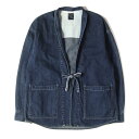 visvim ビズビム シャツ サイズ:3 23SS I.C.T ヴィンテージ加工 デニム ラモシャツ SS LHAMO SHIRT DMGD インディゴ トップス カジュアルシャツ 長袖【メンズ】【中古】【美品】【K4070】