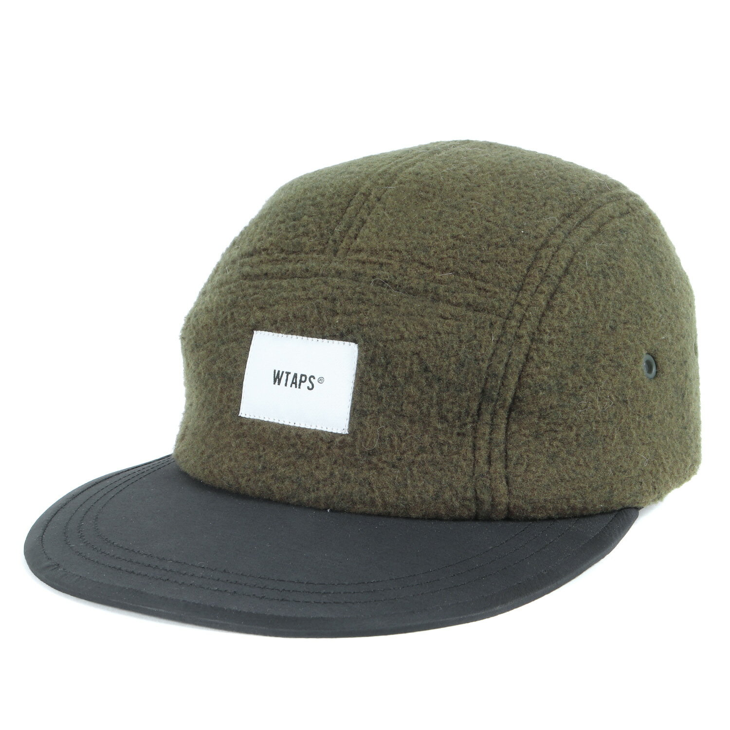 WTAPS ダブルタップス キャップ 21AW フリース 5パネル ジェットキャップ T-5 03 / CAP オリーブドラブ 帽子 【メンズ】【中古】【K4089】