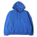 HERON PRESTON ヘロン プレストン パーカー サイズ:XL 21AW Calvin Klein 後付けフード オーバーサイズ ヘビー スウェット パ...