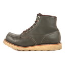 Red Wing レッド ウィング サイズ:25.5cm 90s 四角犬タグ 8180 アイリッシュセッター レザーブーツ Irish Setter カンガタングリーン US7.5 E ワーク シューズ 靴【メンズ】【中古】【K4064】