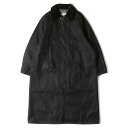 BARBOUR バブアー コート サイズ:38 20AW ワックスコットン バーレー コート BURGHLEY WAX OS ブラック 黒 アウター ジャケット ブルゾン 上着