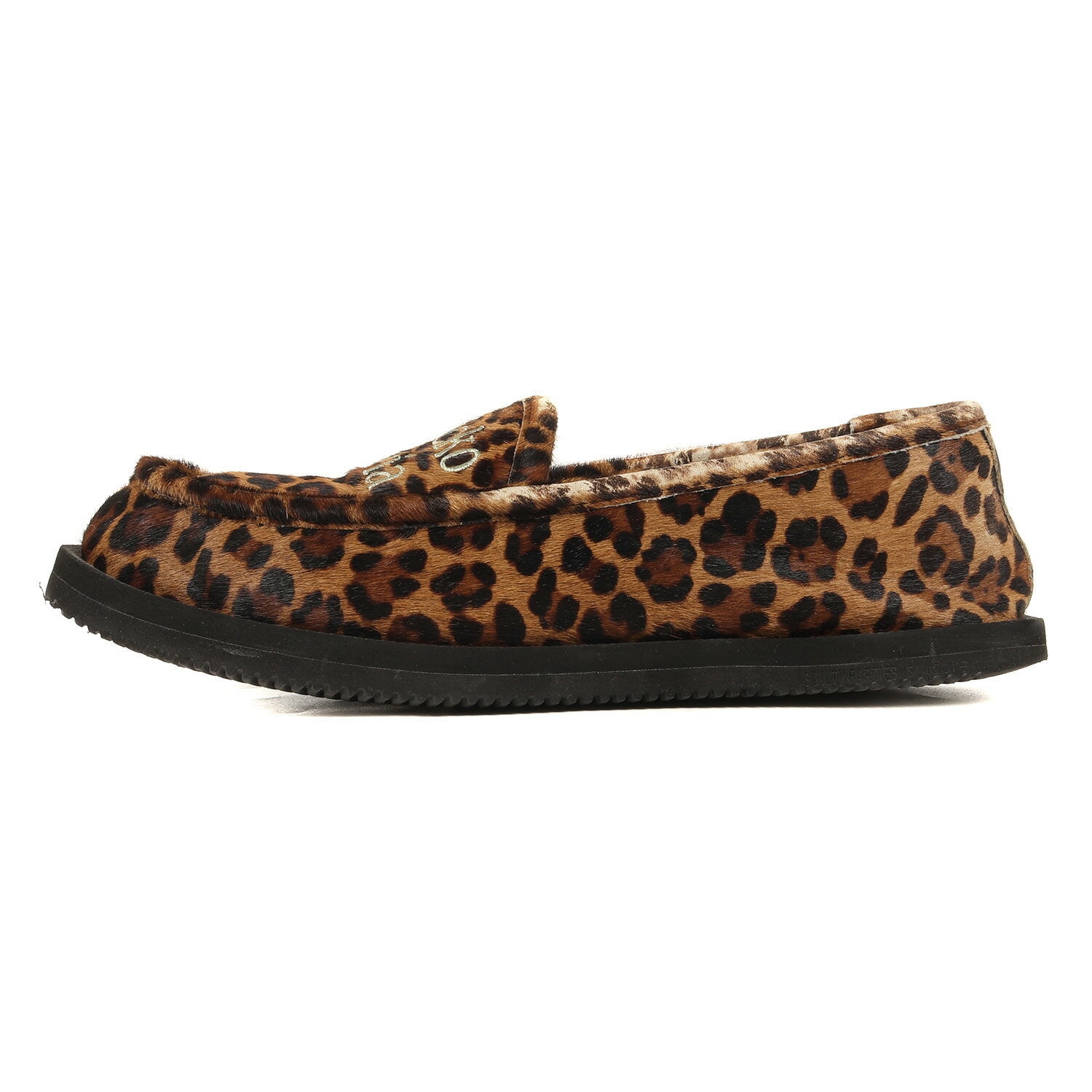 WACKO MARIA ワコマリア サイズ:28.0cm 22AW SUICOKE レオパード ハラコ ローファー ハウスシューズ LEOPARD LOAFER SHOES ブラウンレオパード US10 コラボ 靴【メンズ】【中古】【K4089】