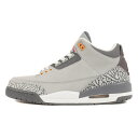 NIKE ナイキ サイズ:28.0cm AIR JORDAN 3 RETRO LS 315297-062 デッドストック エアジョーダン3 レトロ シルバー スポーツレッド US10 スニーカー バッシュ シューズ 靴【メンズ】【K4064】