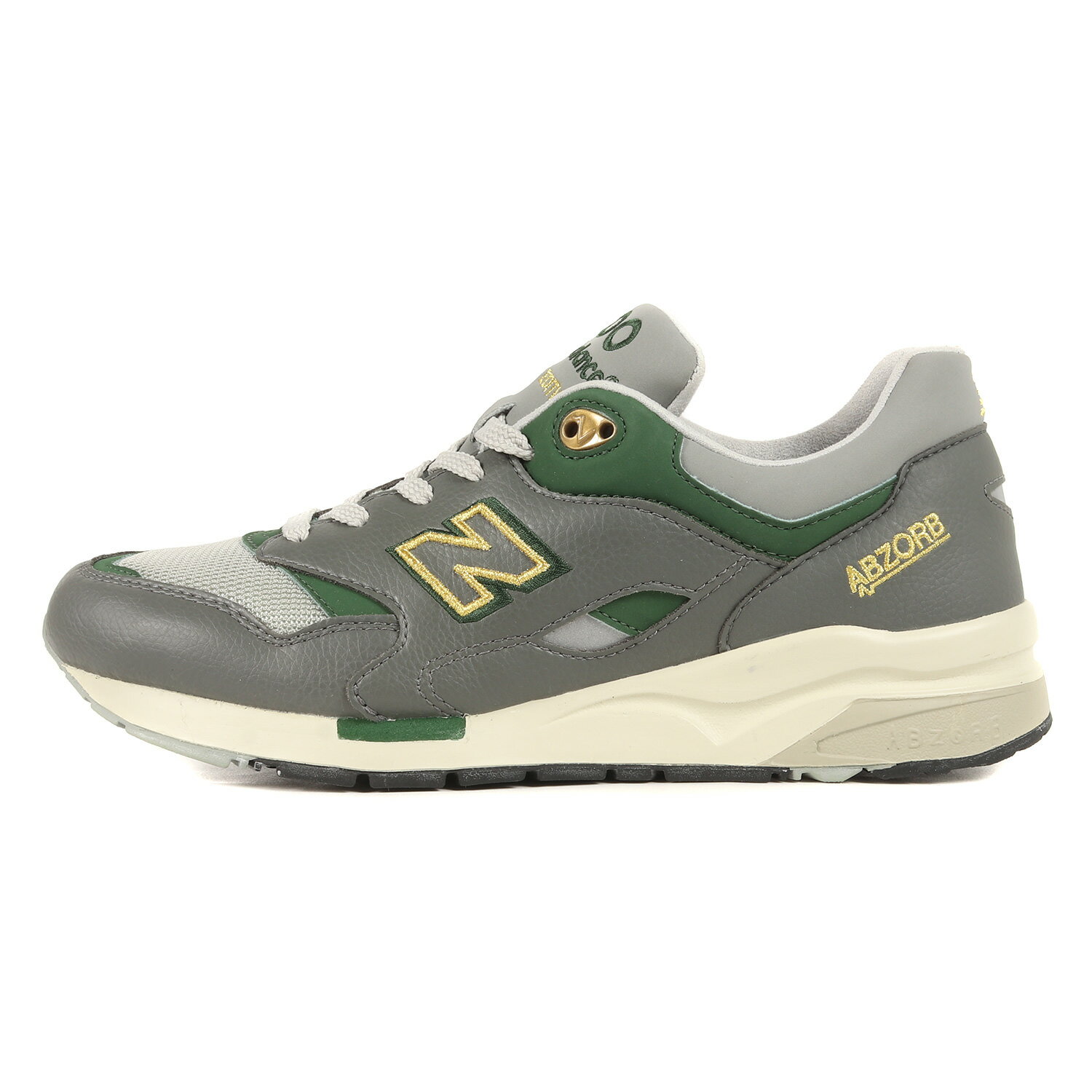 NEW BALANCE ニューバランス サイズ:27.0cm TOMORROWLAND 別注 CM1600 TG グレー グリーン US9 D トゥモローランド コラボ ローカット スニーカー シューズ 靴【メンズ】【K4093】