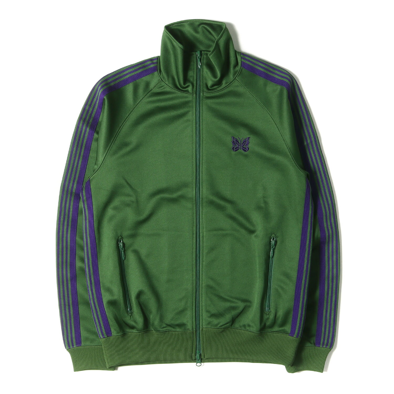 NEEDLES j[hY WPbg TCY:S 23AW pshJ TChC gbNWPbg Track Jacket-Poly Smooth NS244 W[W O[ AE^[ yYzyK4084z