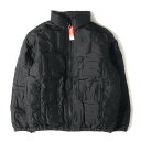 Supreme シュプリーム ジャケット サイズ:M 19SS Bonded Logo Puffy Jacket ブランドロゴ 柄 パフィー ダウンジャケット ブラック 黒 アウター ブルゾン 上着【メンズ】【K4078】