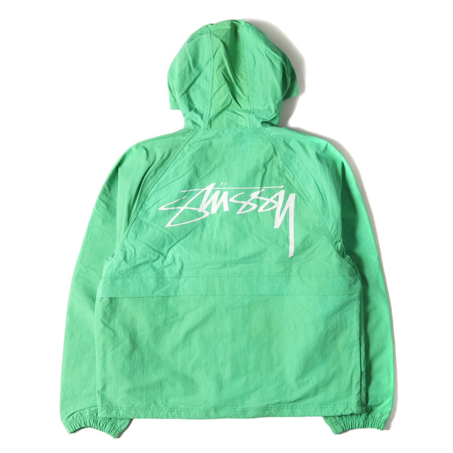 ステューシー ジャケット メンズ STUSSY ステューシー ジャケット サイズ:M 23SS ウェーブダイ加工 ビーチ シェルジャケット Wave Dye Beach Shell Jacket グリーン アウター ブルゾン 上着【メンズ】【K4108】