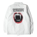 UNDERCOVER アンダーカバー ジャケット サイズ:M 17SS DANGEROUS ELEMENTS ナイロン コーチジャケット ホワイト 白 アウター ブルゾン 上着 【メンズ】【K4063】