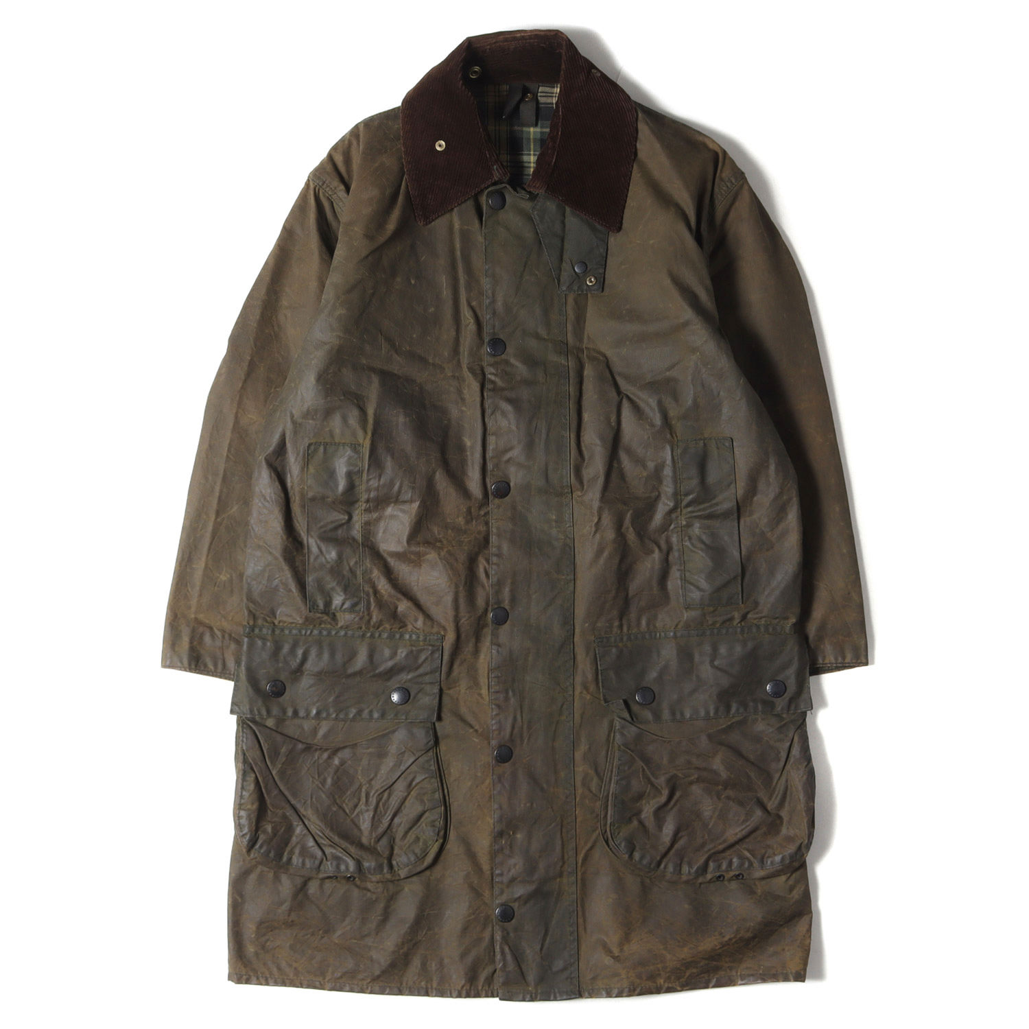 BARBOUR ouA[ TCY:C36/91CM 80s bNX Rbg R[g BORDER JACKET ICh WPbg 3g 1987N ENGLAND I[u CMX AE^[ 㒅 yYzyÁzyK4081z