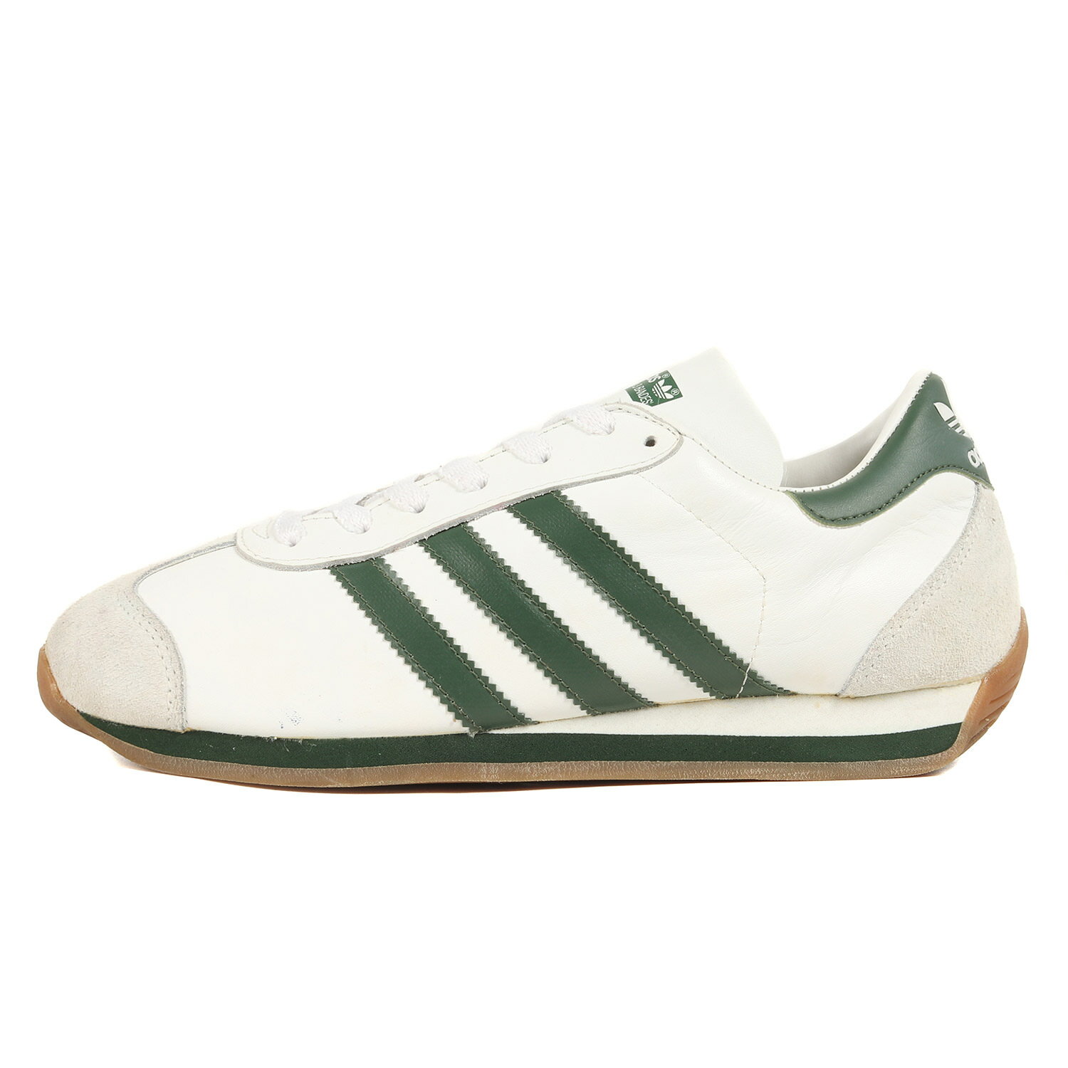 adidas vintage アディダスヴィンテージ サイズ:25.5cm 90s COUNTRY カントリー 1996年製 中国製 034662 ホワイト グリーン US7.5 90年代 スニーカー シューズ 靴【メンズ】【中古】【K4102】