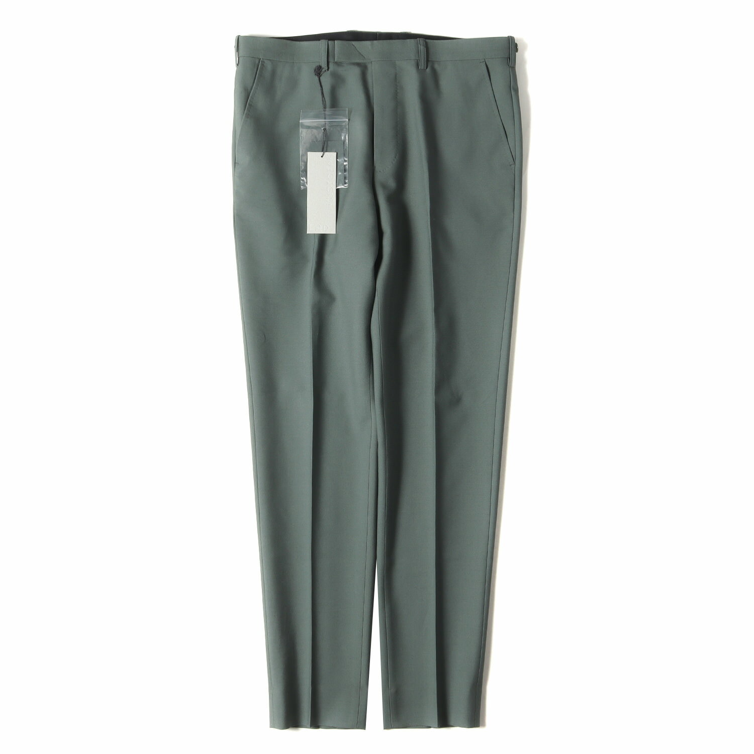 LAD MUSICIAN ラッドミュージシャン パンツ サイズ:46 22AW ウールギャバ スリム テーパード スラックスパンツ SLIM SLACKS 2222-550 トラウザーズ アーミーグレー 日本製 ボトムス ズボン【メンズ】【中古】【美品】【K4086】