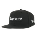 シュプリーム Supreme シュプリーム キャップ サイズ:7 5/8(60.6cm) 22AW NEW ERA ニューエラ マネー ボックスロゴ ベースボールキャップ Money Box Logo New Era ブラック 黒 帽子 コラボ【メンズ】【K4070】