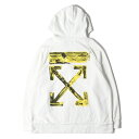 OFF-WHITE ItzCg p[J[ TCY:L 19AW yL A[ I[o[TCY XEFbgp[J[ ACRYLIC ARROWS OVER HOODIE zCg gbvX t[fB[ XEFbgVcyYzyÁz