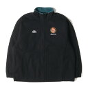 Supreme シュプリーム ジャケット サイズ:XL 23AW UMBRO アンブロ コットン リップストップ トラックジャケット Cotton Ripstop Track Jacket ブラック 黒 アウター ブルゾン コラボ 上着【メンズ】【中古】【美品】【K4070】