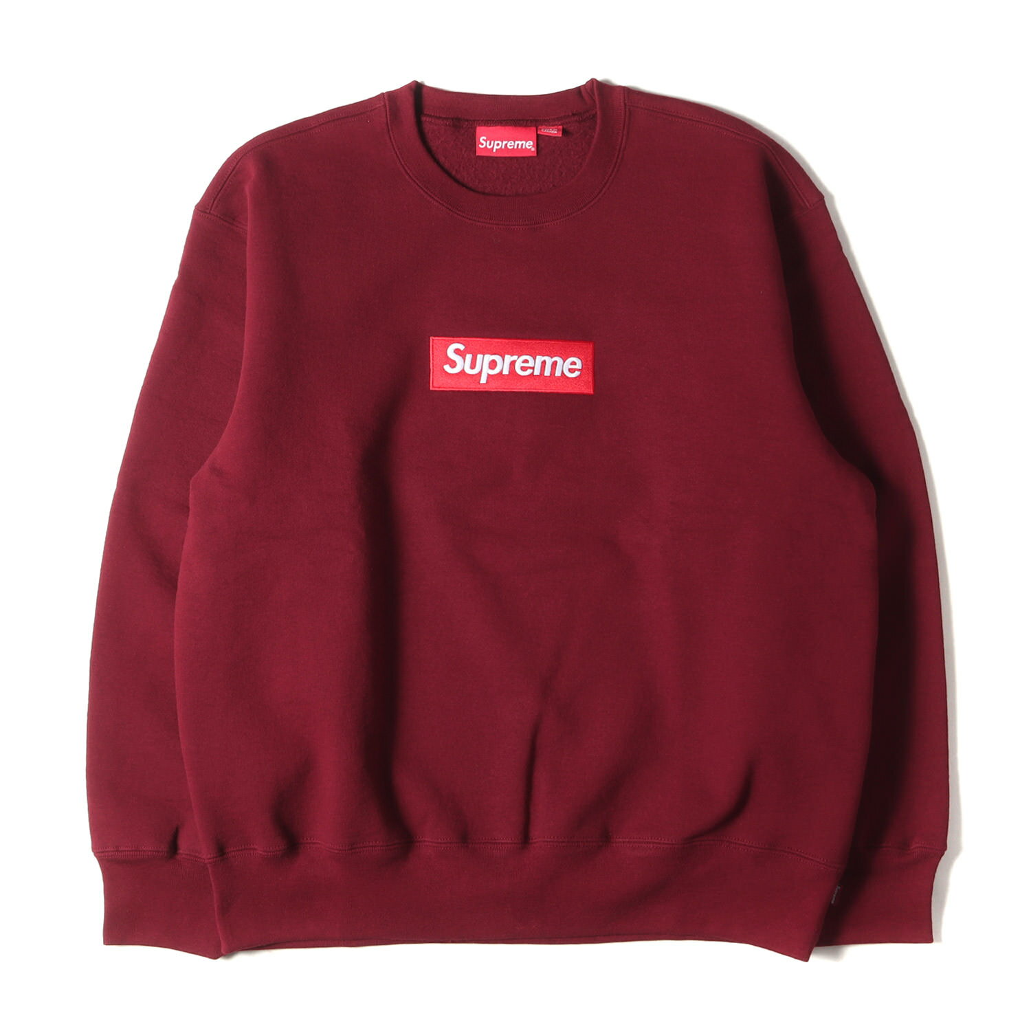 シュプリーム トレーナー メンズ Supreme シュプリーム スウェット サイズ:M 22AW ボックスロゴ クルーネック スウェットシャツ Box Logo Crewneck カーディナル トップス トレーナー【メンズ】【K4082】