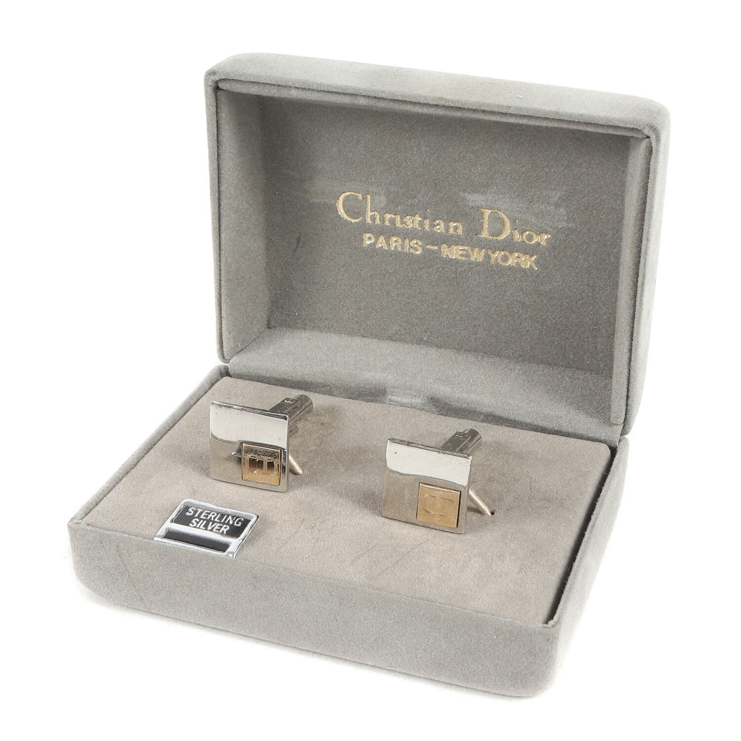 Christian Dior クリスチャンディオール シルバー カフスボタン ハイブランド ラグジュアリー アイテム 小物