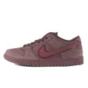 NIKE ナイキ サイズ:28.5cm SB DUNK LOW PRM CITY OF LOVE (FN0619-600) ダンク ロー プレミアム シティー オブ ラブ バーガンディークラッシュ ダークチームレッド US10.5 ローカット スニーカー シューズ 靴【メンズ】【K4070】