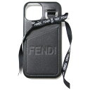 FENDI tFfB X}zP[X iPhone 14 Jo[ 23t ubN  { G{X S U[P[X yfB[XzyÁzyizyK4063z