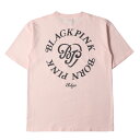 VERDY ヴェルディ Tシャツ サイズ:M 23AW BLACKPINK BORN PINK ポップアップストア限定 クルーネックTシャツ ピンク ブラックピンク コラボ トップス カットソー 半袖【メンズ】【中古】【新品同様】【K4502】