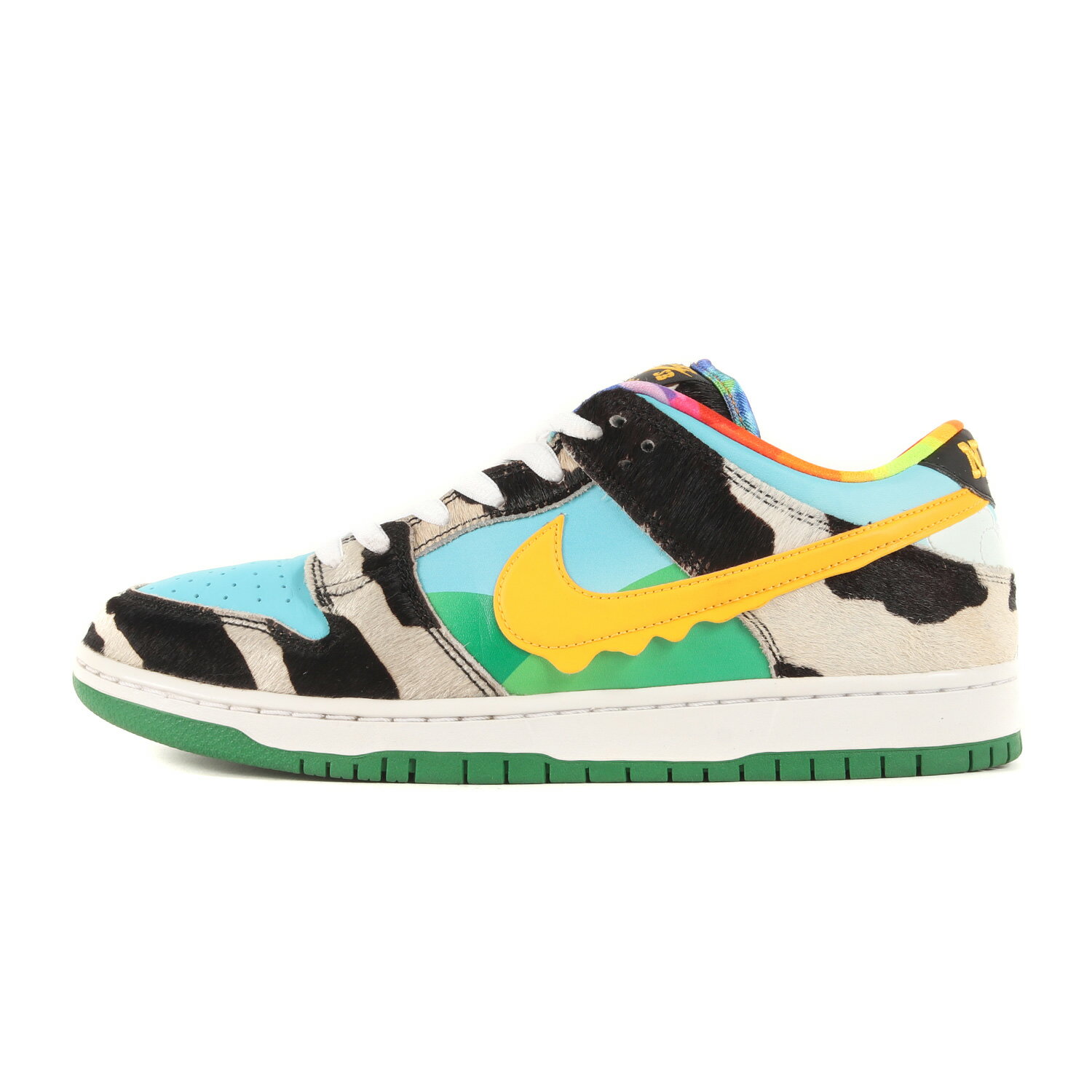 NIKE ナイキ サイズ:27.5cm Ben & Jerrys DUNK LOW PRO QS Chunky Dunky CU3244-100 ベン&ジェリーズ ダンク ロー チャンキー・モンキー ホワイト ユニバーシティゴールド US9.5 ローカット ス…