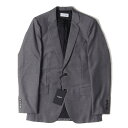 LITHIUM HOMME リチウムオム ジャケット サイズ:46 ノッチドラペル モヘアウール 2B テーラードジャケット MOHAIR WOOL NOTCHED MIDDLE 2B-JKT LH10-0114 グレー 日本製 アウター ブレザー 上着【メンズ】【K4053】