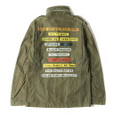 WACKO MARIA ワコマリア ジャケット サイズ:40(L) コラージュ グラフィック M65 フィールドジャケット M-65 Jacket カーキ アウター ブルゾン コート 上着【メンズ】【中古】【K4063】