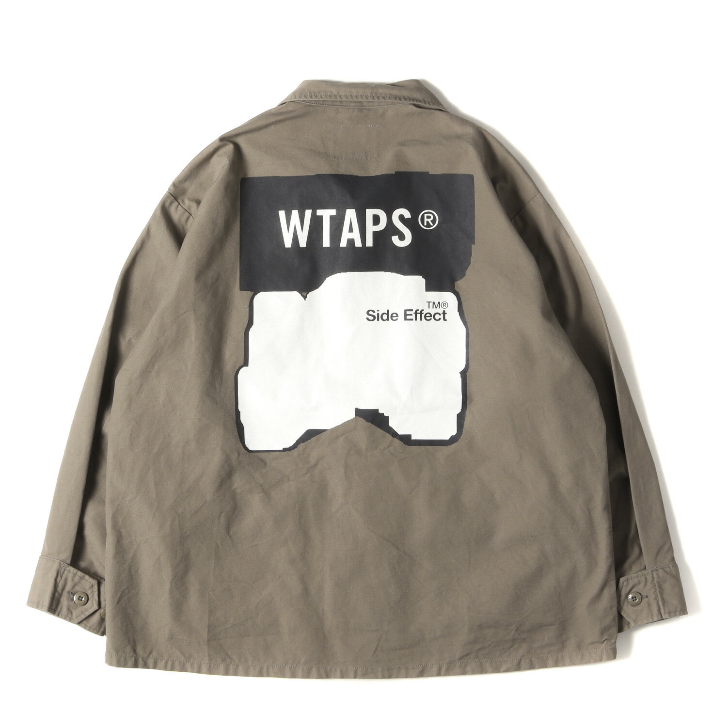 WTAPS _u^bvX WPbg TCY:M 19AW OtBbNvg WO VcWPbg JUNGLE LS / SHIRT I[uhu AE^[ u] 㒅yYzyÁzyK4081z