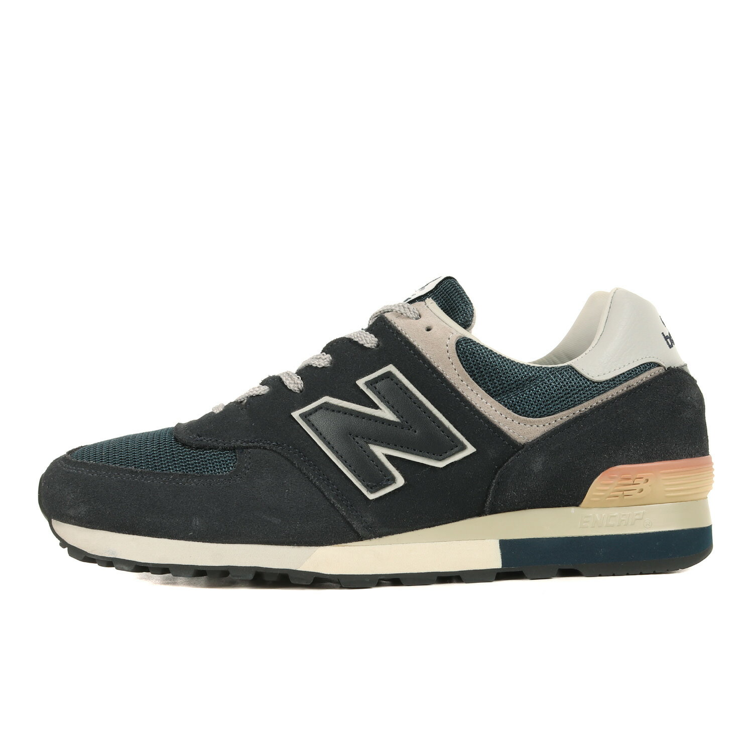 NEW BALANCE ニューバランス サイズ:28.5cm M576 NGA MADE IN ENGLAND ネイビー 紺 US10.5 D ローカット スニーカー シューズ 靴【メンズ】【中古】【美品】【K4083】