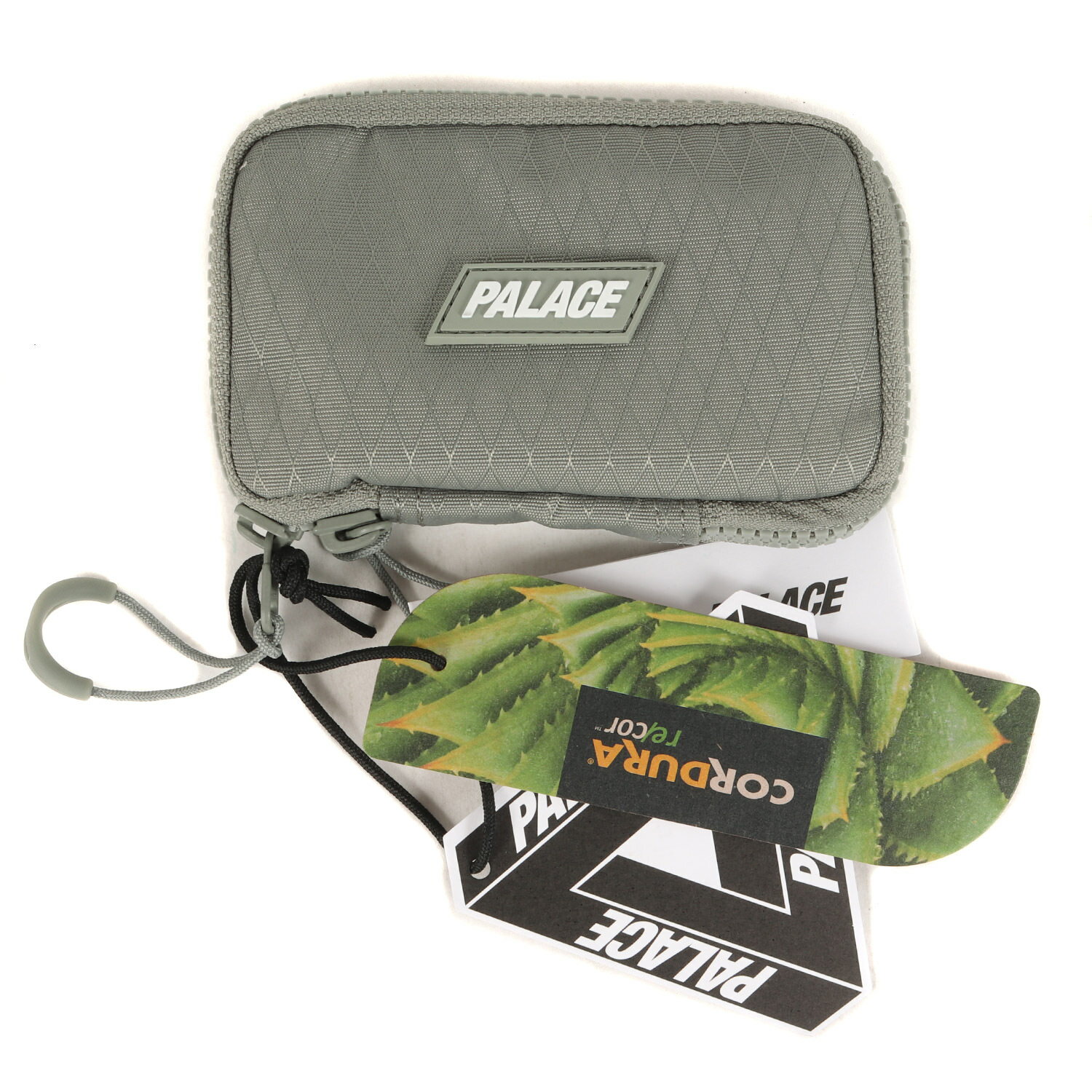 PALACE パレス 24SS コーデュラ ラウンドジップ コンパクトウォレット / 財布 Cordura Y-Rip Card Wallet オリーブ ブランド アイテム 小物【メンズ】【K4094】