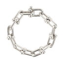 TIFFANY&Co. ティファニー ハードウェア ラージリンク ブレスレット Hardwear Large Link Bracelet シルバー925 チェーン ジュエリー アクセサリー イタリア製【メンズ】【中古】【K4067】