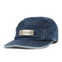 Supreme シュプリーム キャップ サイズ:FREE 18SS メタルプレート ボックスロゴ デニム キャンプキャップ Metal Plate Camp Cap ブルー ブランド 帽子【メンズ】【中古】【K4068】