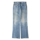 Levis リーバイス デニムパンツ サイズ:30×33 70s 517 66前期 ブーツカット デニム パンツ 20517-0217 インディゴ 40 70年代 vintage ヴィンテージ 古着 ボトムス ジーンズ ジーパン【メンズ】【中古】【K4042】