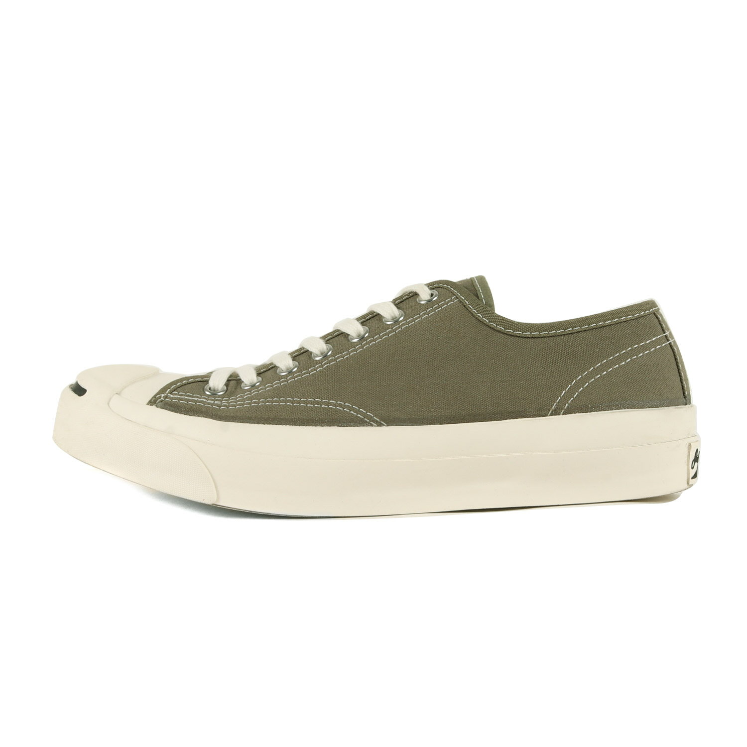 CONVERSE ADDICT コンバース アディクト サイズ:26.0cm 21SS JACK PURCELL CANVAS (1CL858) ジャックパーセル キャンバス VIBRAM MEGAGRIP ローカット スニーカー シューズ 靴 カーキ US7.5