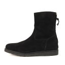 MINEDENIM マインデニム サイズ:41 24SS バックジップ カウ スウェード レザー ブーツ Suede Leather Back Zip Boots Vibram ブラック 黒 日本製 シューズ 靴【メンズ】【中古】【新品同様】【K4069】