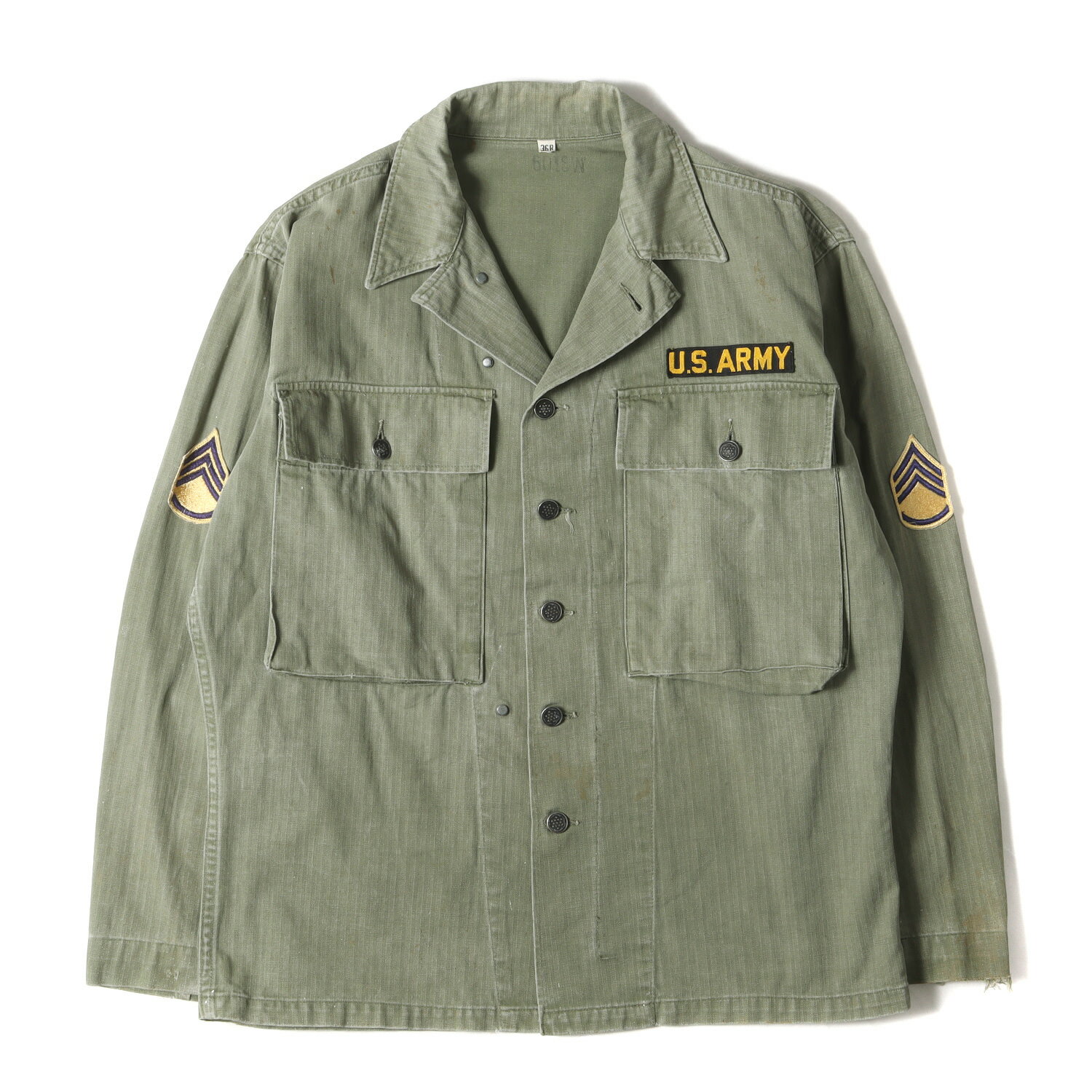 40s U.S.ARMY M-43 HBT 13X^[{^ w{[ WPbg I[u TCY:36R 40N Vintage Military Item Be[W ~^[ Ò AE^[ u] 㒅yYzyÁzyK4110z