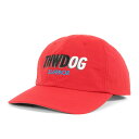 THE H.W.DOG CO ザ エイチダブリュドックアンドコー キャップ サイズ:FREE 24SS THWDOGロゴ ゴルフキャップ SHALLOW CAP レッド カジュアル 帽子【メンズ】【K4066】