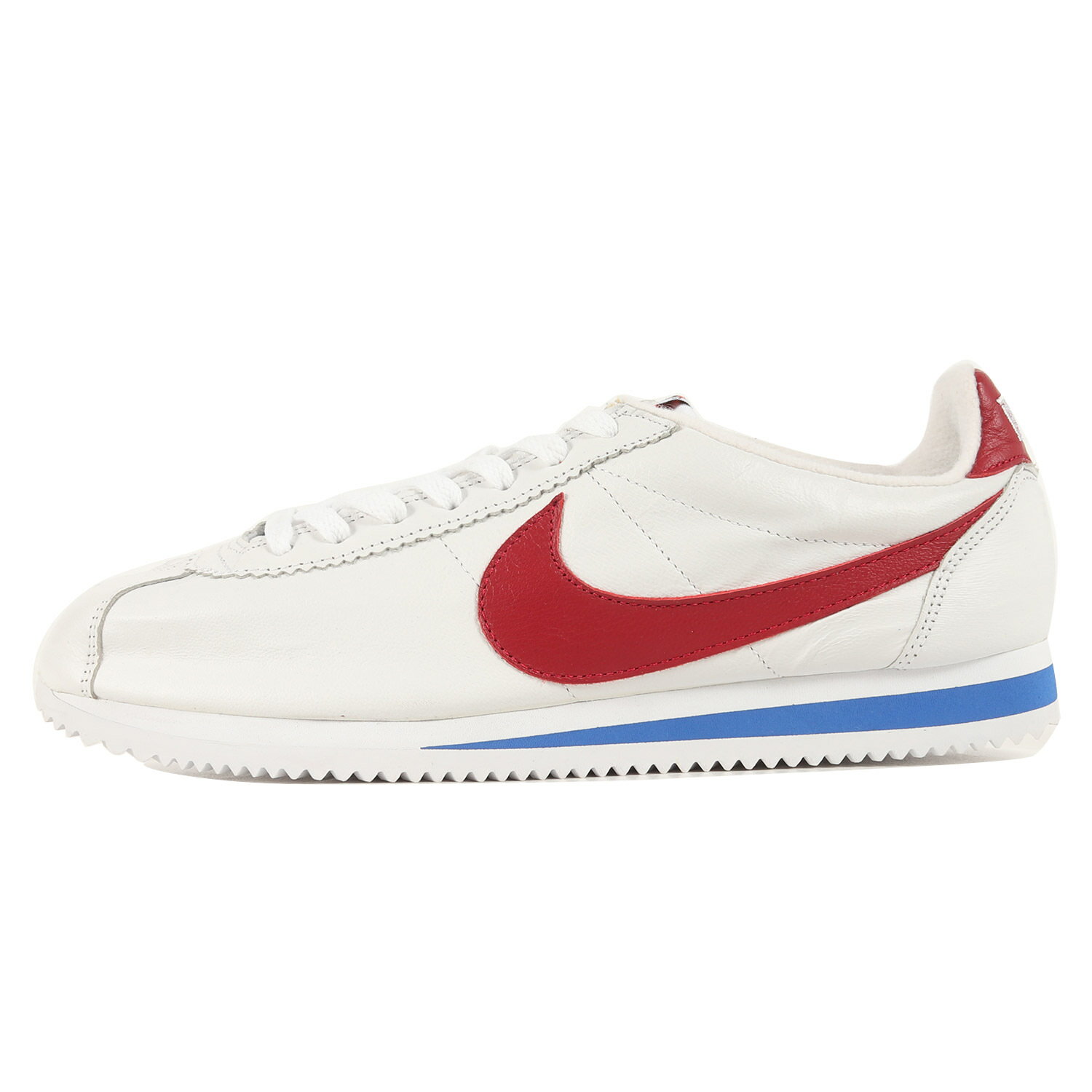 NIKE ナイキ サイズ:28.0cm CLASSIC CORTEZ LEATHER QS (885723-164) クラシック コルテッツ レザー ホワイト バーシティレッド 白赤 US10 ローカット スニーカー シューズ 靴【メンズ】【K4093】