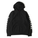 Supreme Vv[ p[J[ TCY:L 18AW S XEFbgp[J[ / Gradient Sleeve Hooded Sweatshirt ubN  gbvX t[fB[yYzyÁzyK4071z