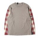 N.HOOLYWOOD エヌハリウッド Tシャツ サイズ:36 22SS コンパイルライン ロングスリーブTシャツ Compile Line LONG SLEE...