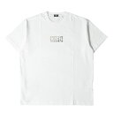 KITH NYC キス ニューヨークシティー Tシャツ サイズ:L 21SS タイル柄 ボックスロゴ ヘビーウェイト クルーネック 半袖Tシャツ Canvas Tile Logo Tee ホワイト 白 トップス カットソー【メンズ】【K4072】