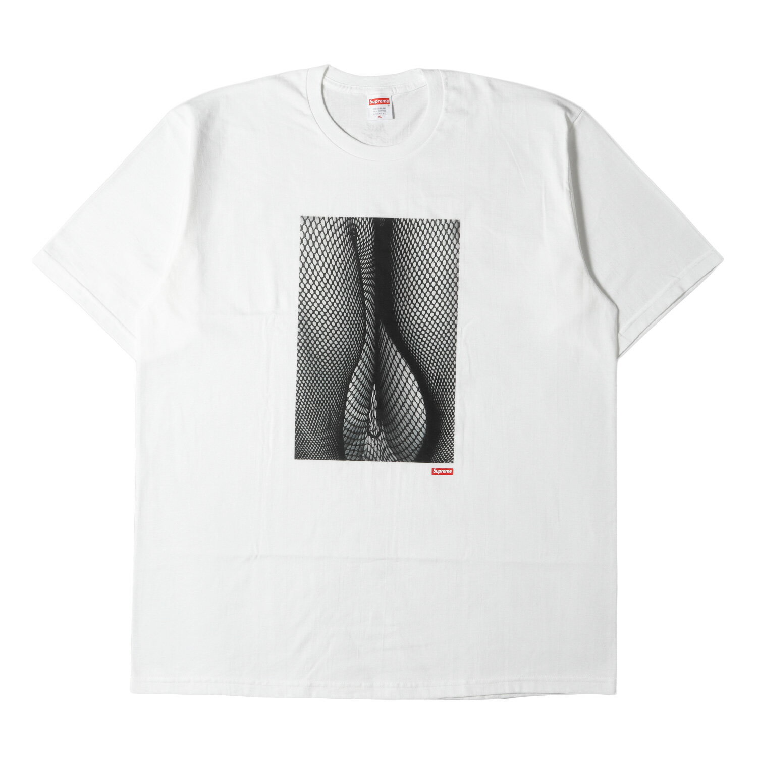 Supreme シュプリーム Tシャツ サイズ:XL 22SS 森山大道 網タイツ フォト クルーネック 半袖Tシャツ Daido Moriyama Tights Tee ホワイト 白 トップス カットソー【メンズ】【K4092】