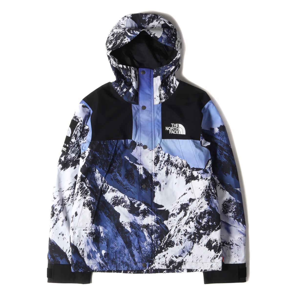 Supreme シュプリーム ジャケット サイズ:S 17AW THE NORTH FACE Mountain Parka ノースフェイス 雪山柄 マウンテンパーカー コラボ アウター ブルゾン コート 上着【メンズ】【中古】【美品】【K4093】