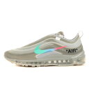 OFF-WHITE オフホワイト サイズ:27.5cm 18AW NIKE THE 10 : AIR MAX 97 OG (AJ4585-101) ナイキ エアマックス97 ウルフグレー US9.5 ローカット スニーカー コラボ シューズ 靴【メンズ】【中古】【K4074】