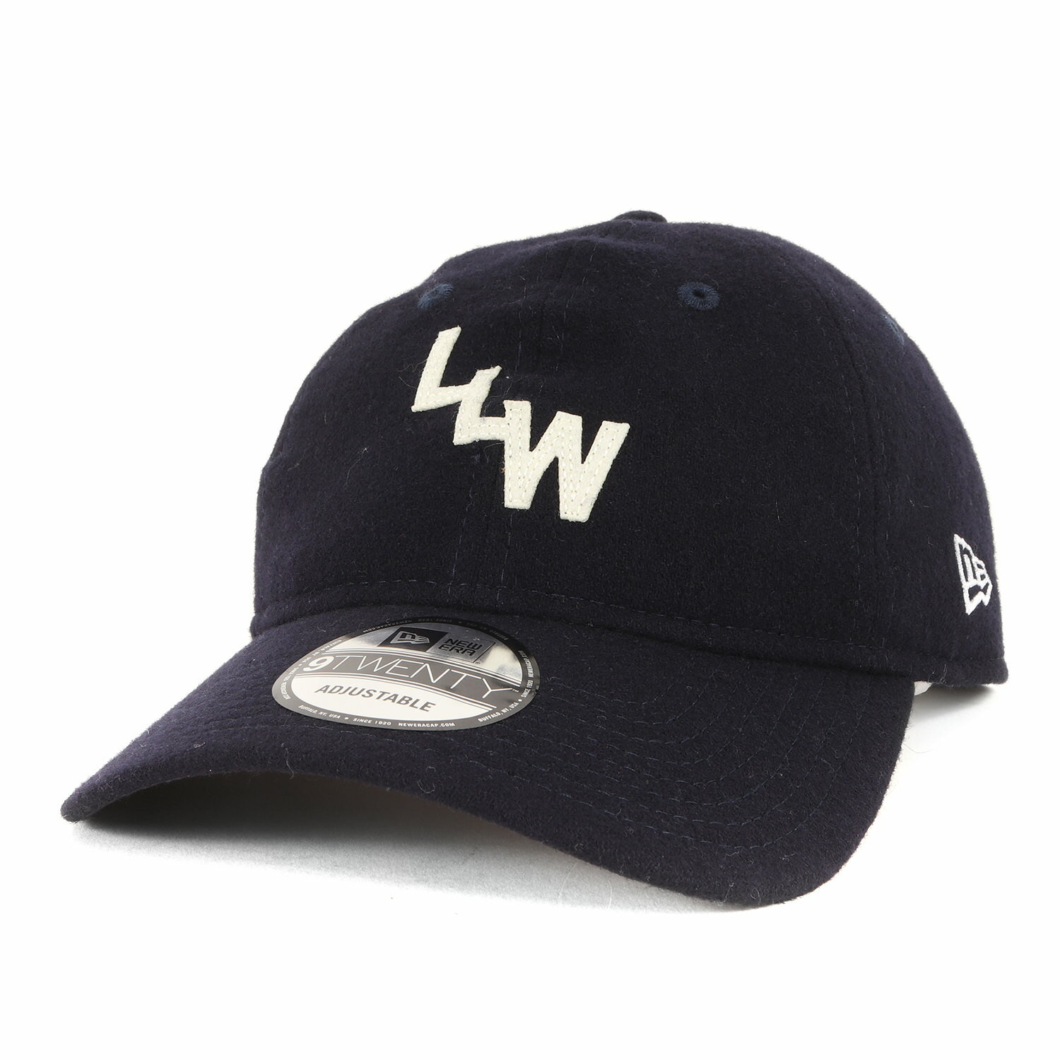 WTAPS ダブルタップス キャップ サイズ:FREE 22AW NEW ERA LLWロゴ ウール ベースボールキャップ ネイビー 紺 ブランド 帽子 コラボ