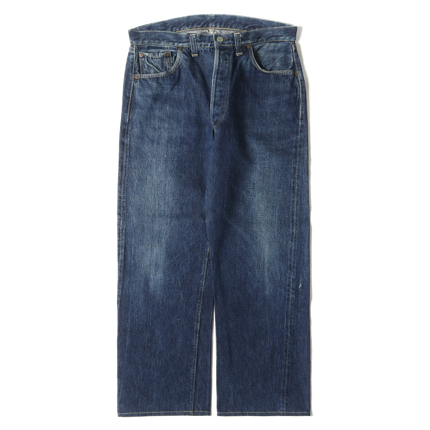 Levis リーバイス デニムパンツ サイズ:詳細参照(W36) 40s 47モデル 前期型 片面タブ 501XX デニムパンツ 濃紺 インディゴ 80% 1947～50年頃 ヴィンテージ 古着 ボトムス ジーンズ ジーパン【メンズ】【中古】【K4096】