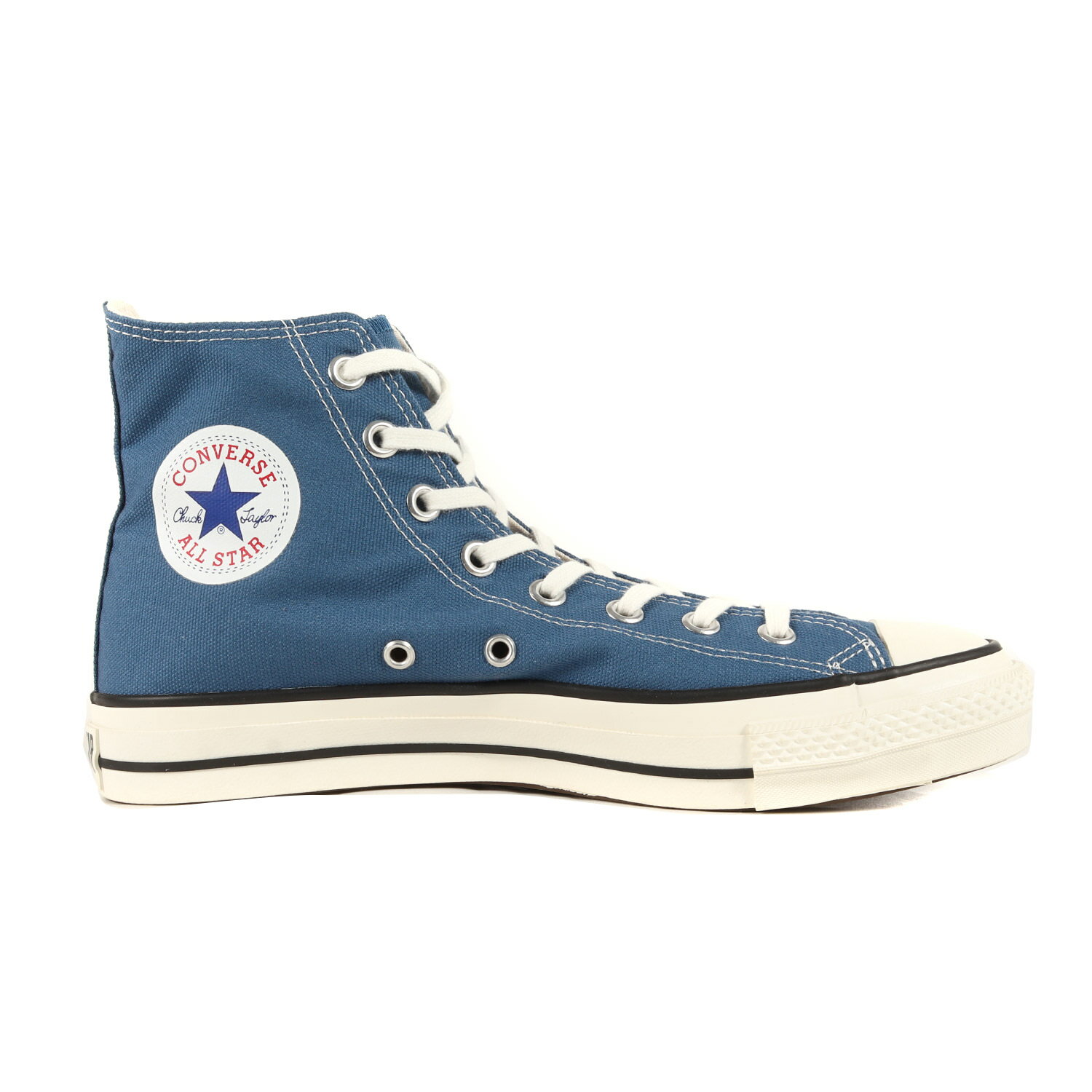 CONVERSE コンバース サイズ:27.0cm 21SS All STAR J HI キャンバス オールスター MADE IN JAPAN ブルー US8.5 ハイカット スニーカー シューズ 靴【メンズ】【中古】【新品同様】【K4101】