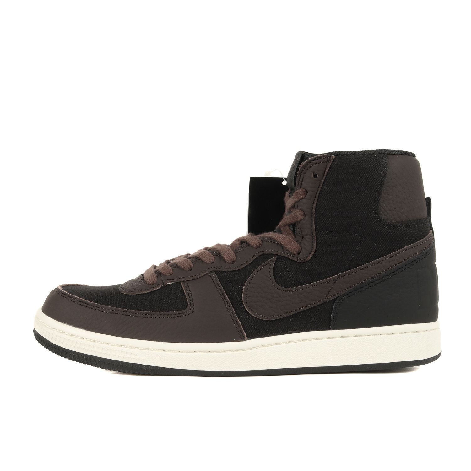 NIKE ナイキ サイズ:28.0cm TERMINATOR HIGH SE VELVET BROWN (FD0651-001) ターミネーター ハイ ブラック ベルベットブラウン US10 ハイカット スニーカー シューズ 靴【メンズ】【K4104】